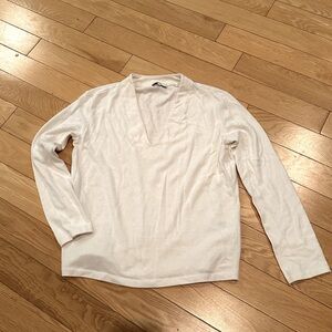 Off-white V neck shirt